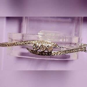 Cubic Zirconia Bangle Bracelet